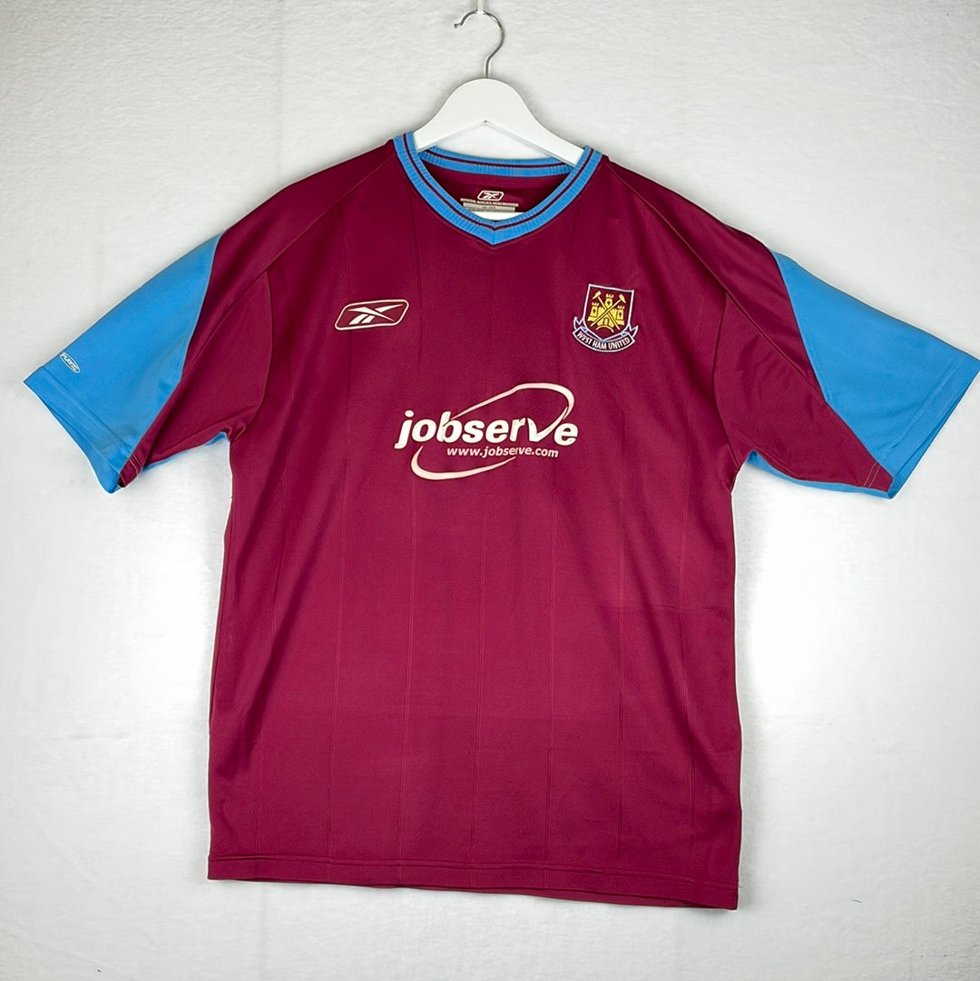 West Ham 2003/2004 Home Shirt - Large - Very Good Condition