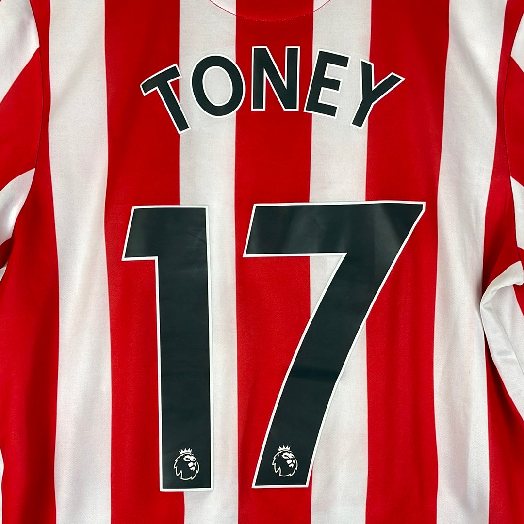 Brentford 2021/2022 Home Shirt Medium Excellent Toney 17