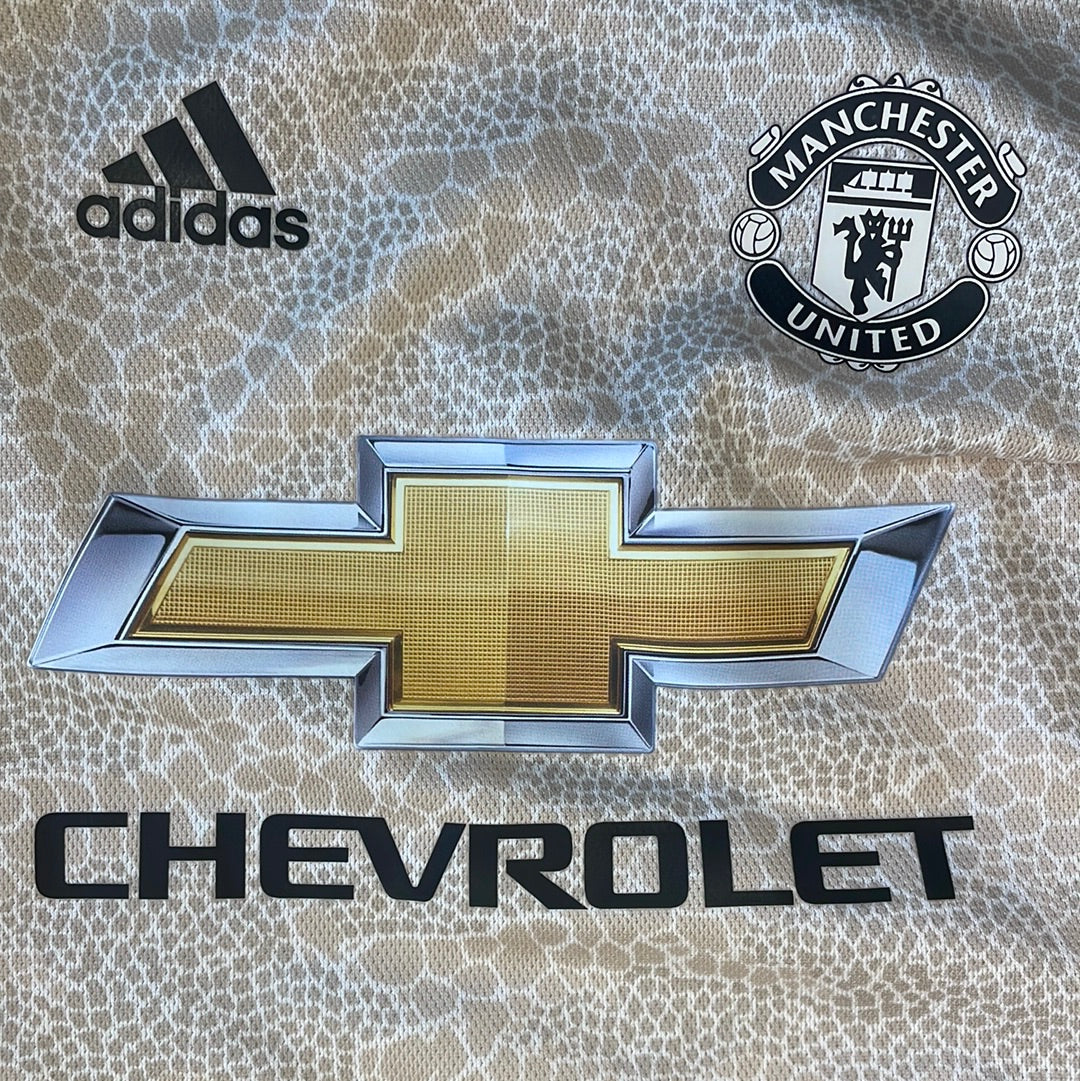 Manchester United 2019/2020 Away Shirt - Age 3-6 Months - Excellent - Adidas DX8924