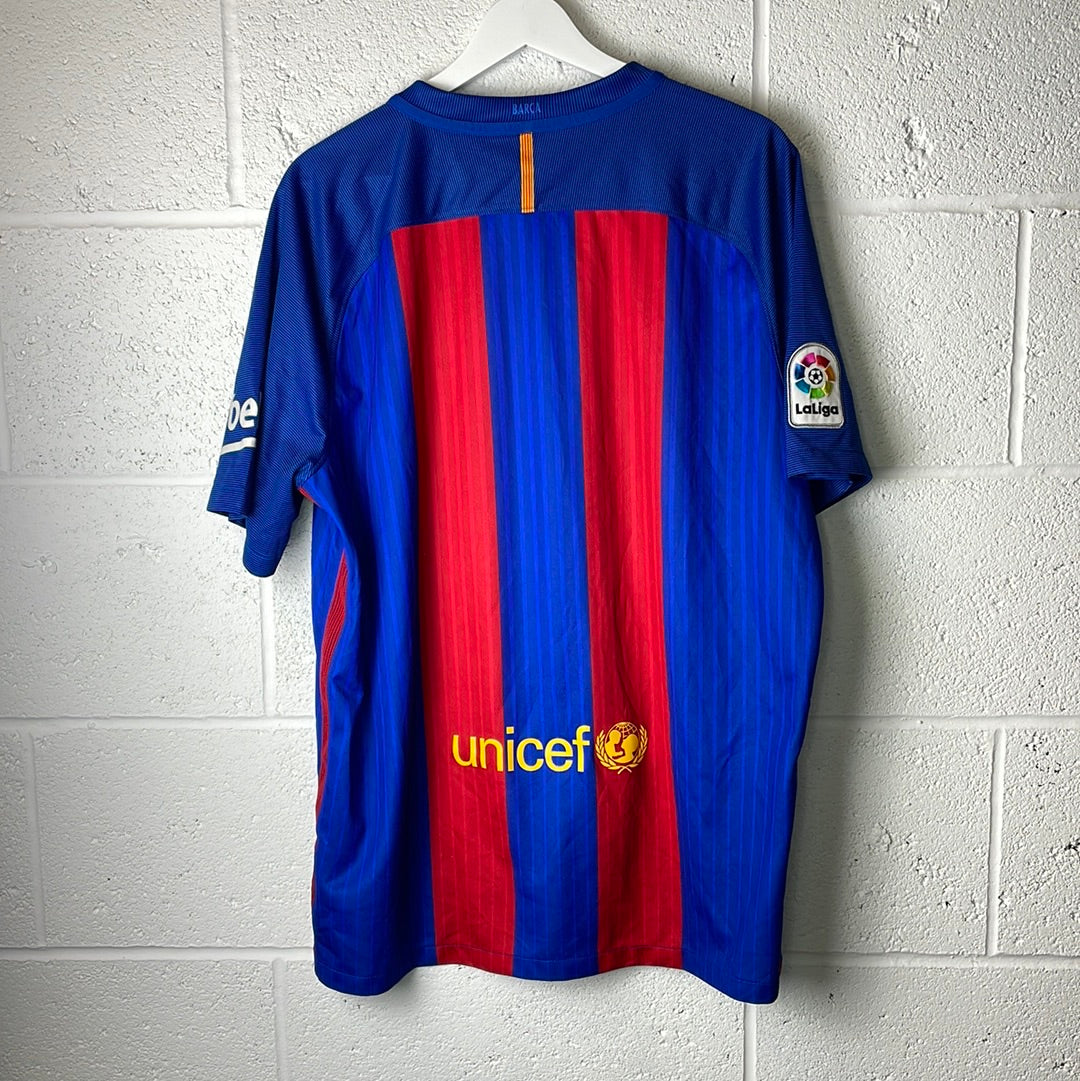 Barcelona 2016-2017 Home Shirt - Extra Large - Immaculate Condition