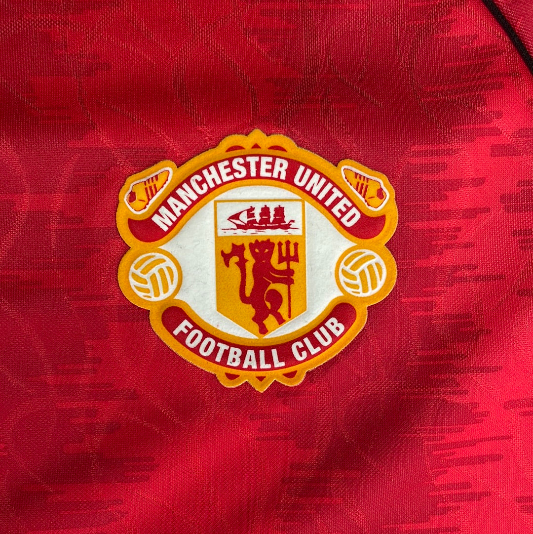 adidas Manchester United 90 Home Jersey - Bright Red - HP0455