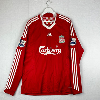 Liverpool 2008-2009 Player Issue Home Shirt - Skrtel 37 Premier League Shirt