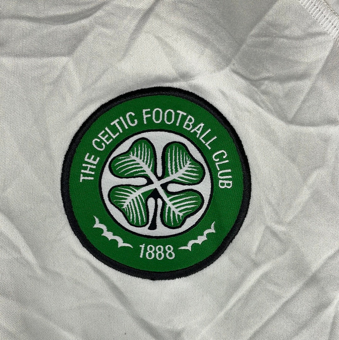 Celtic FC Training Football Top - White - Medium - Good Condition