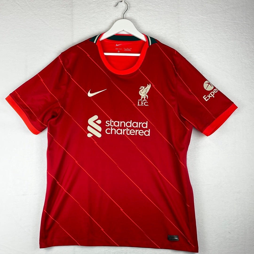 Liverpool 2021/2022 Home Shirt - Authentic Nike Shirt – Casual Football ...