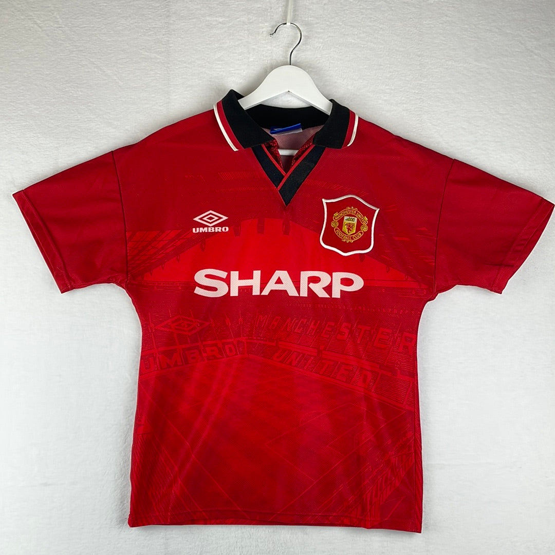 Manchester United 1994 Home Shirt - Large Youth/ Small Adult
