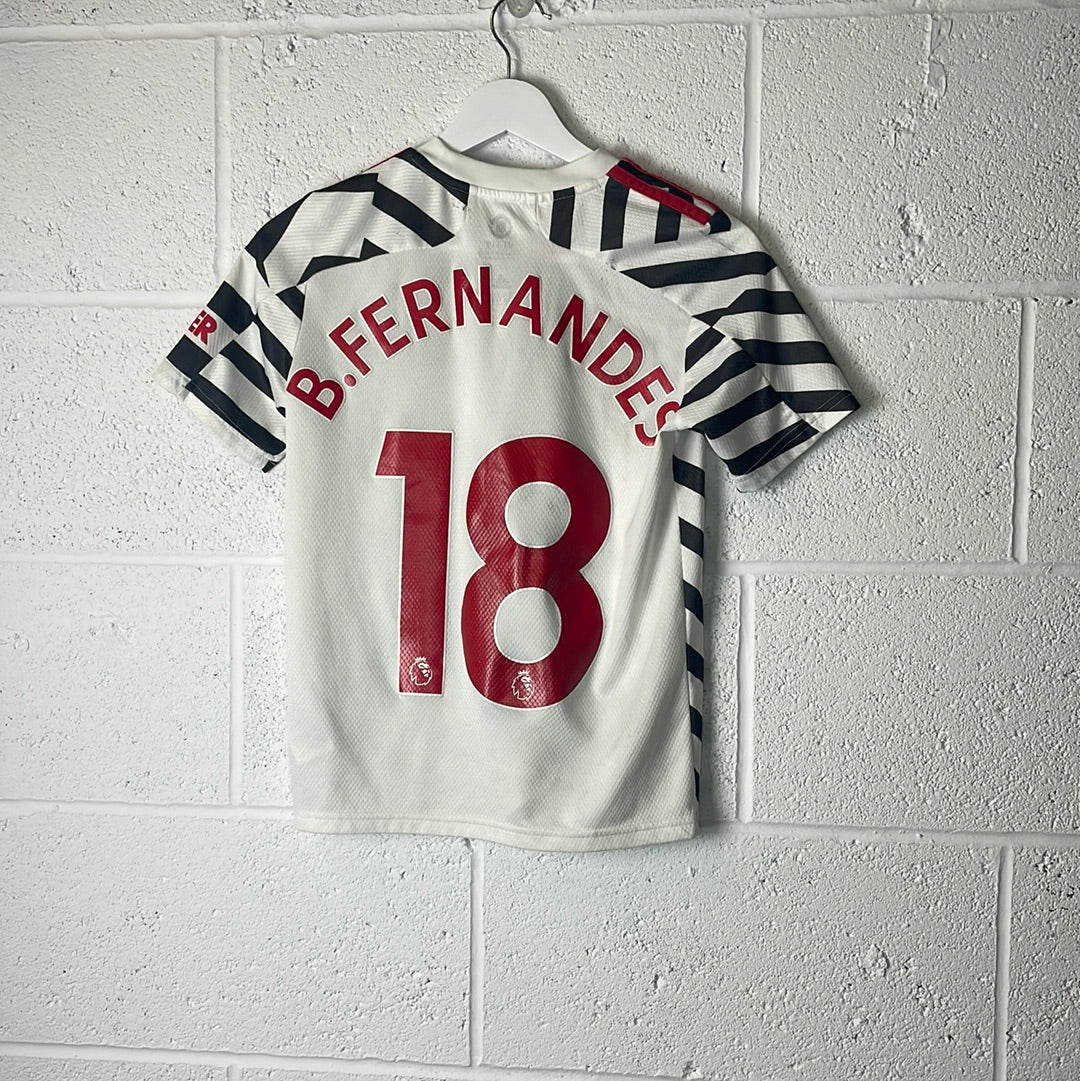 Manchester United 2020/2021 Third Shirt - Age 11-12 - FERNANDES 18