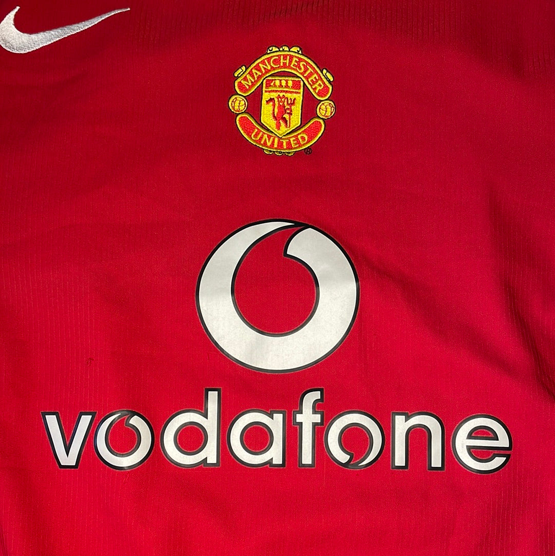 Manchester United 2004-2005 Home Shirt - Large - Van Nistelrooy 10 - 8/10 Condition - T90