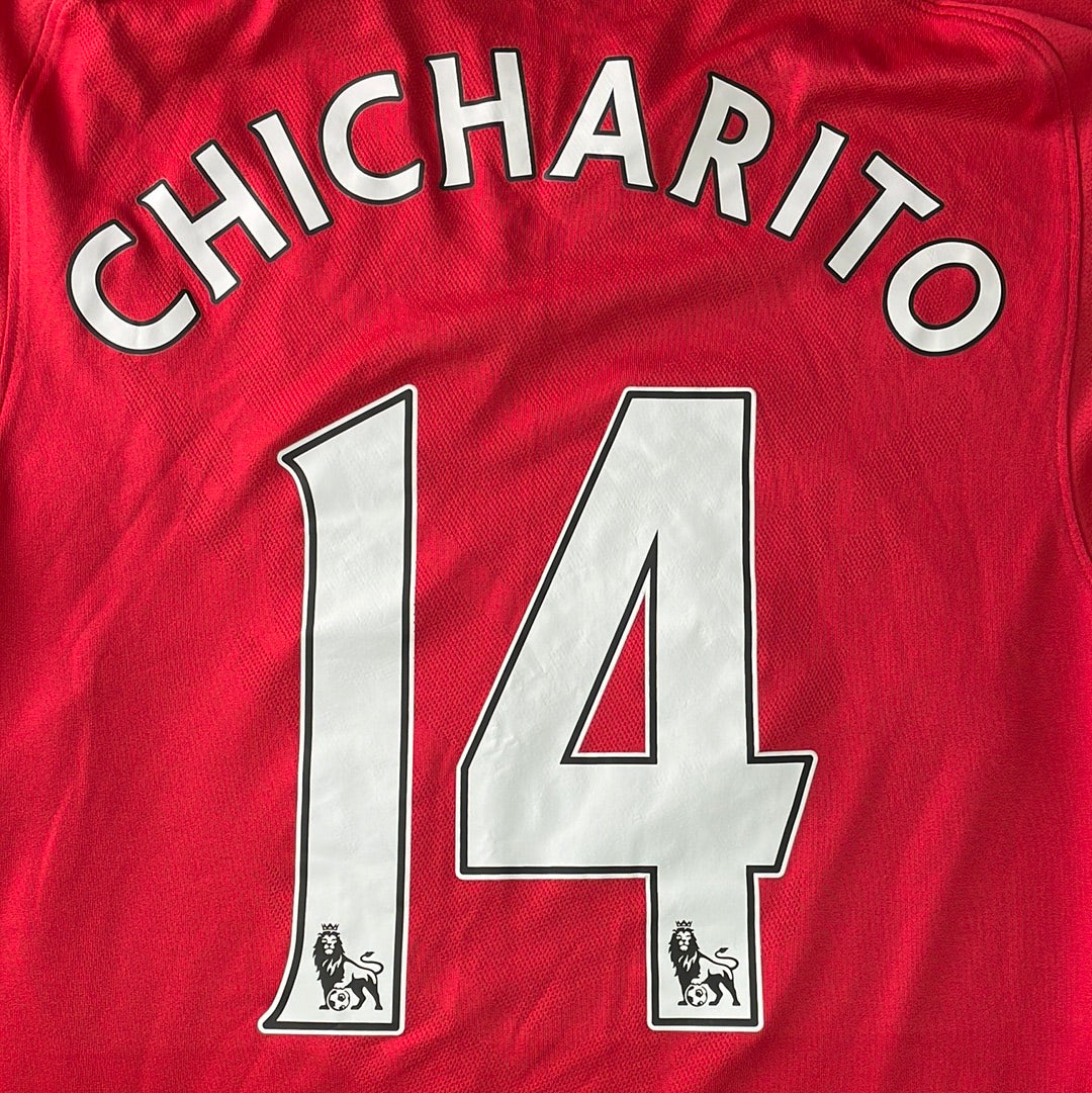Manchester United 2010-2011 Home shirt - CHICHARITO 14 - Medium - Immaculate Condition