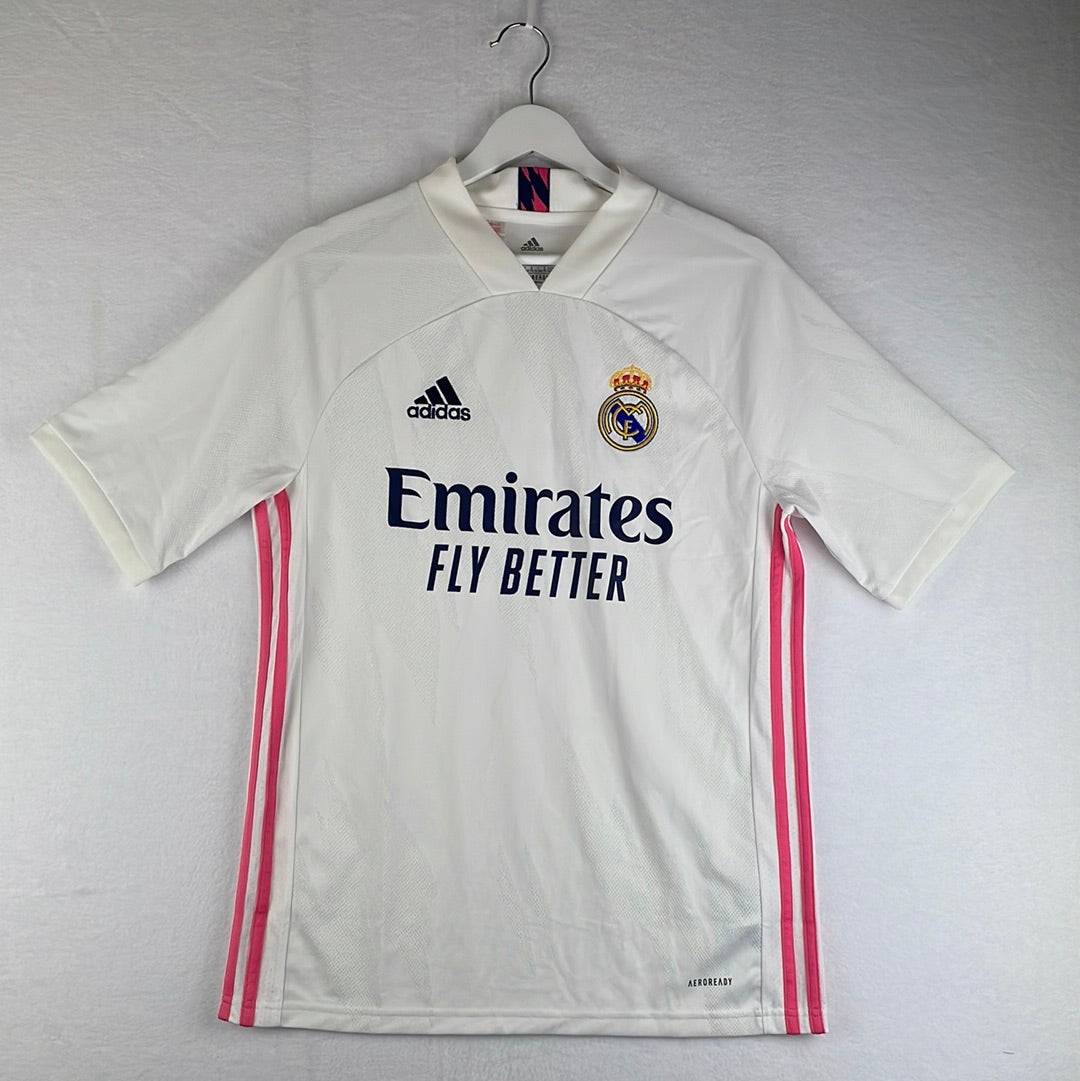 Real Madrid 2020/2021 Home Shirt - Youth Sizes - Official Adidas Shirt