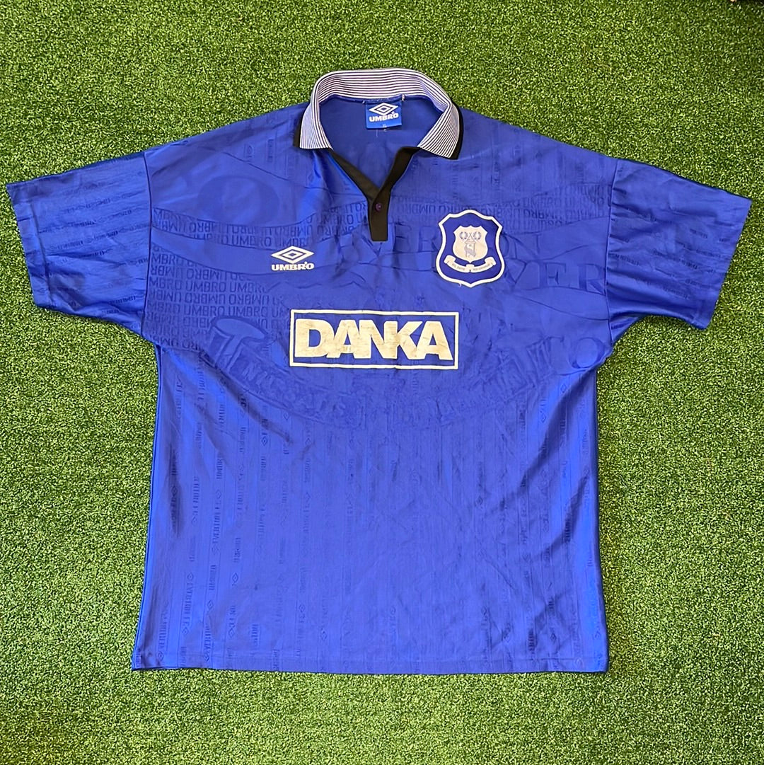 Everton 1995-1996-1997 Home Shirt - Extra Large - Vintage Original Shirt