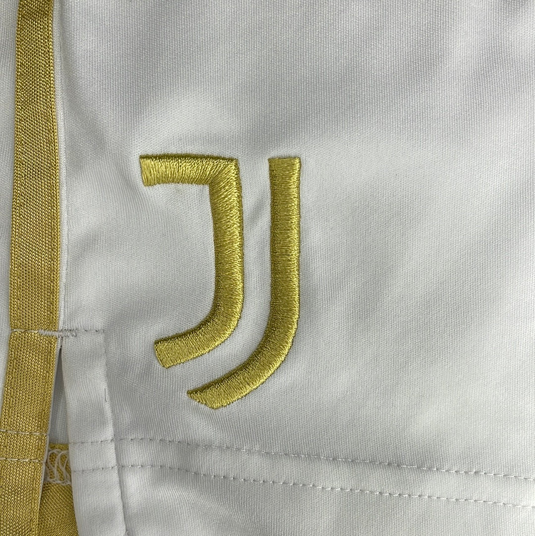 Juventus 2020-2021 Home Shorts Youth Age 9-10 - Adidas Code EI9897