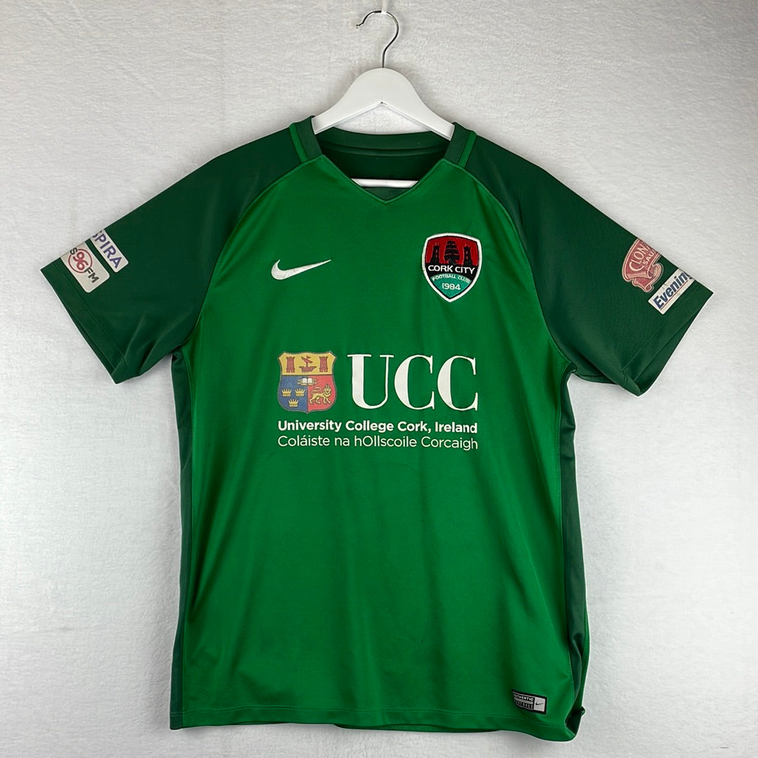 Cork City 2017 Home Shirt - Large Adult