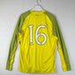 Ireland 2018 Home Goalkeeper Shirt - Large - Player Edition - Number 16 - Excellent Condition