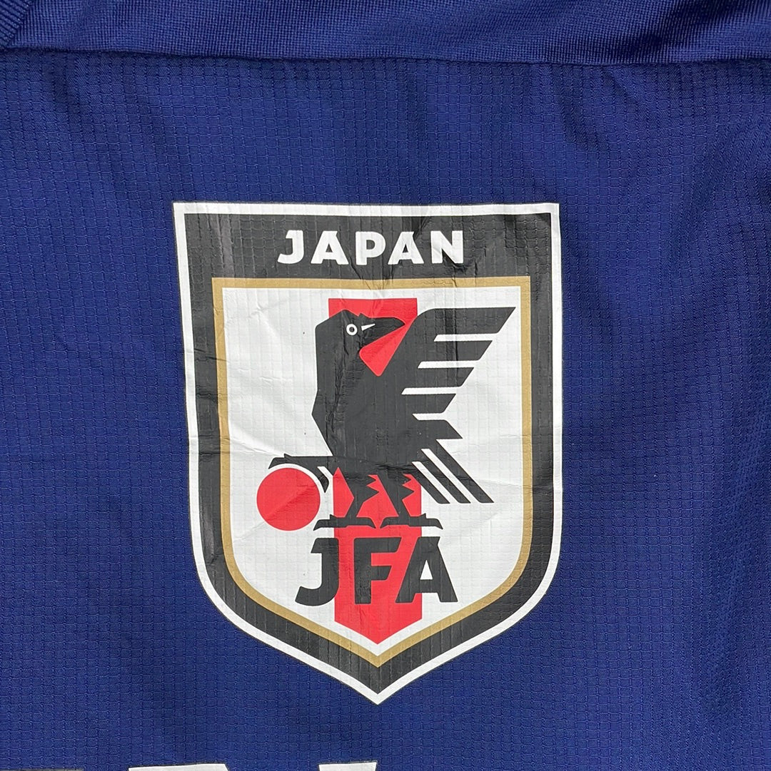 Japan Climalite Training Football Top - Dark Blue - Large Adult- Excellent Condition