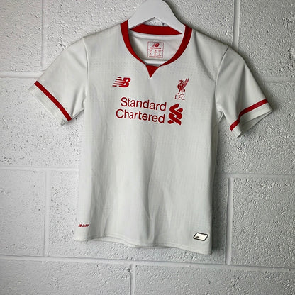 Liverpool 2015 2016 Away Shirt Junior - Age 6-7 