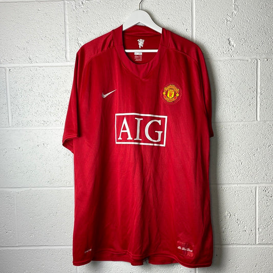 Manchester United 2007/2008 Home Shirt - 3XL