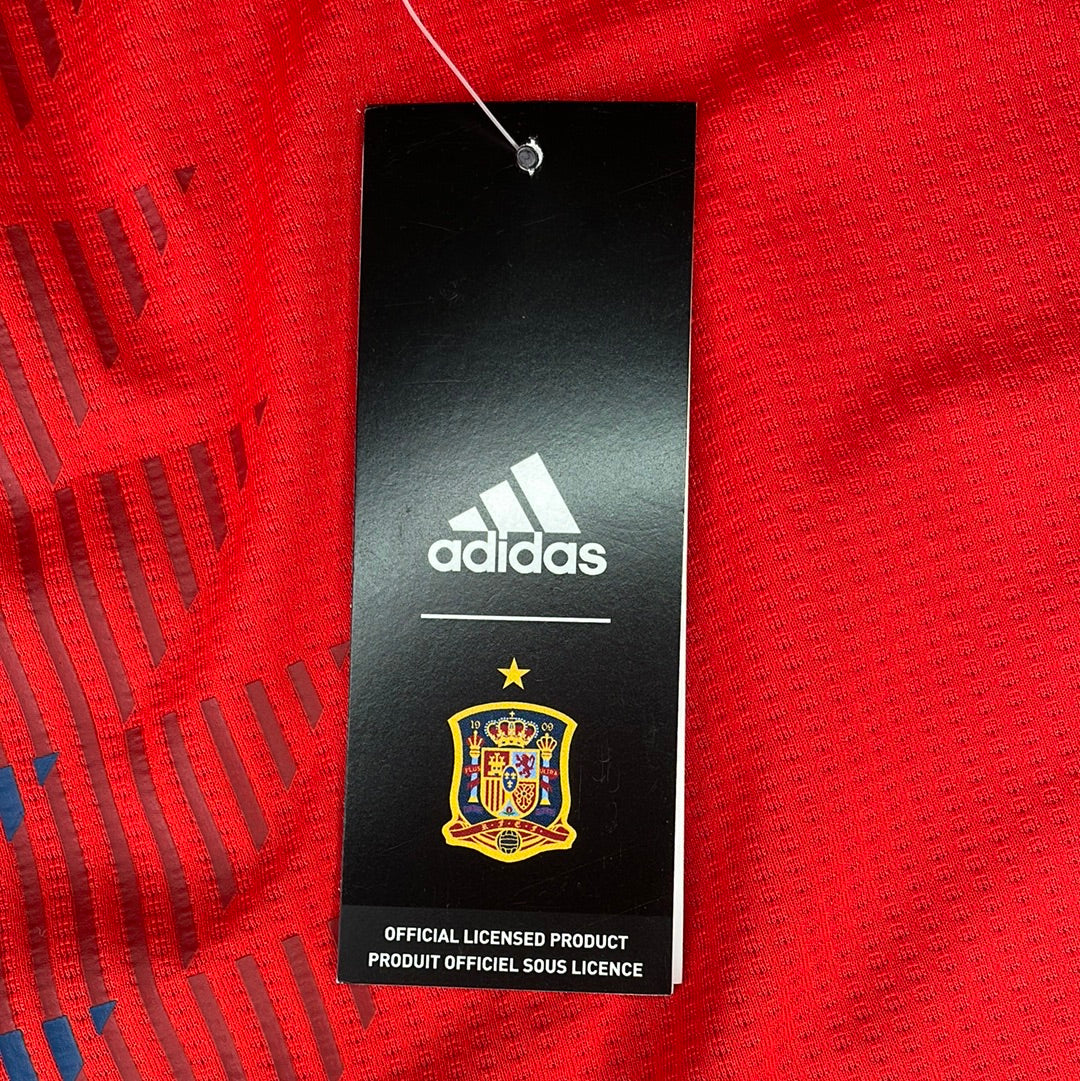 Spain 2018 Player Issue Home Shirt - XL Adult (Size 10) - BNWT - Long Sleeve - Adidas BR2717