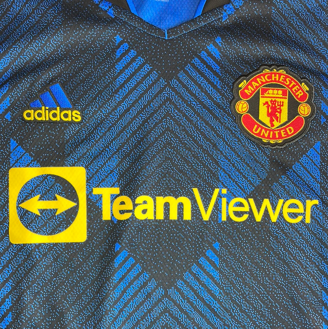 adidas Manchester United FC 21/22 Third Shirt Blue