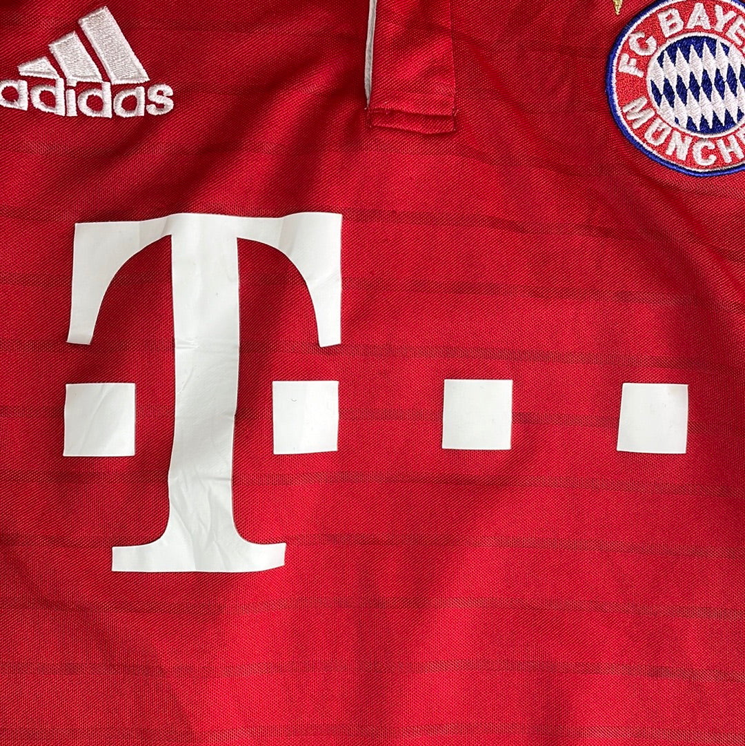 Bayern Munich 2016-2017 Home Shirt - Large - Long Sleeve - Very Good