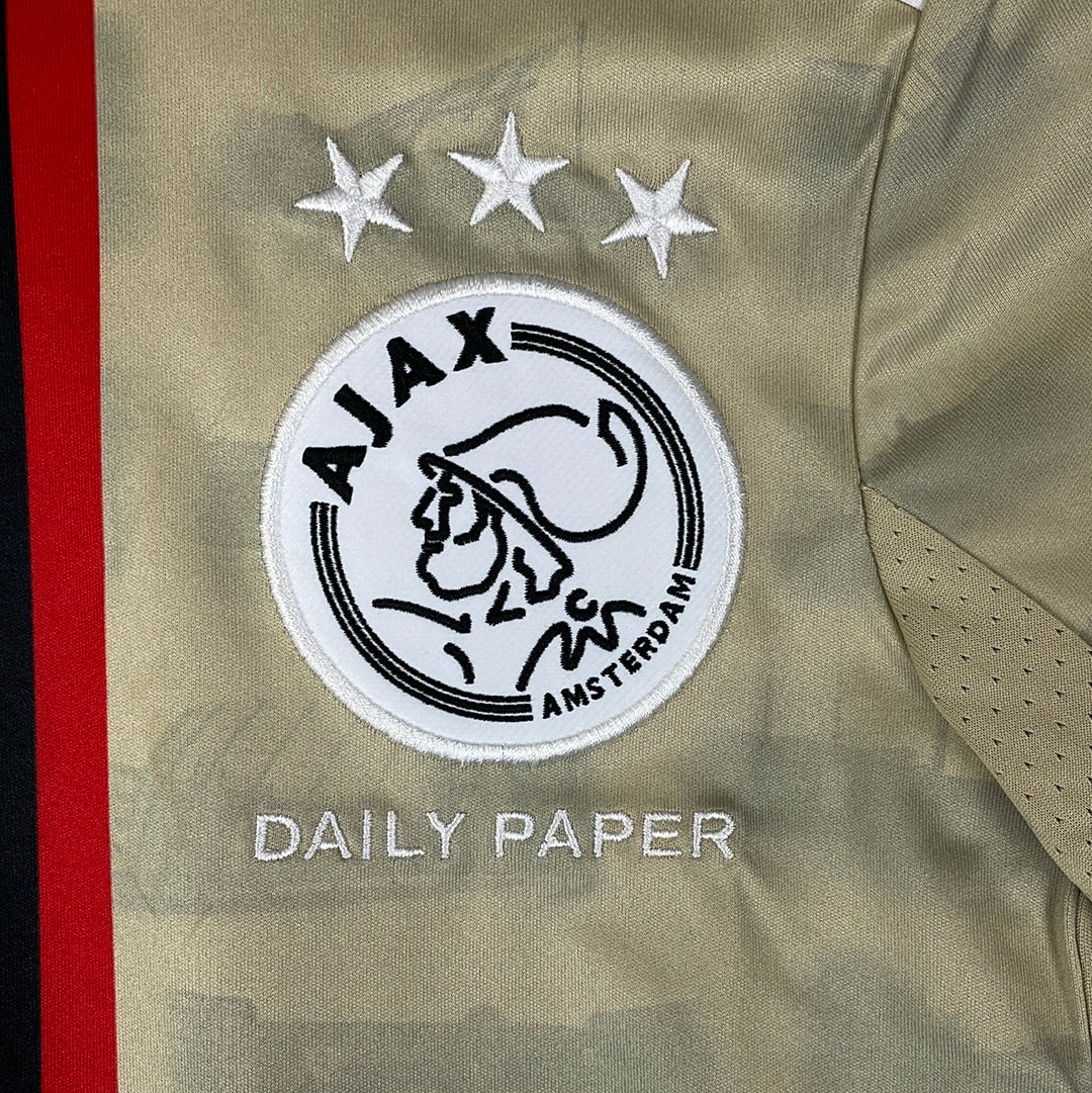Ajax 2022/2023 Third Shirt - Daily Paper Shirt - Age 7-8 BNWT