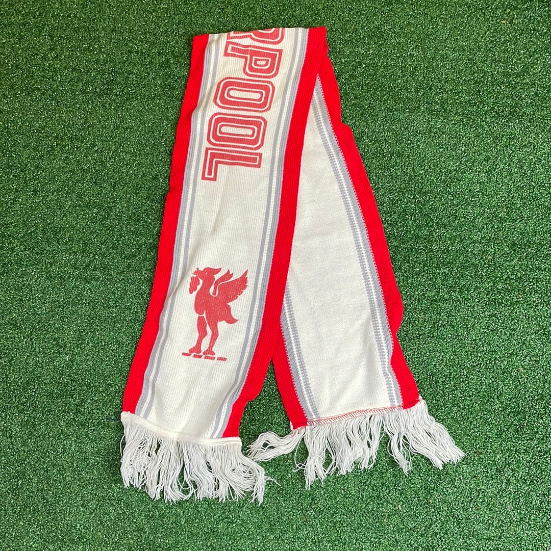 Vintage 1980s Liverpool FC Scarf - Very Good Condition