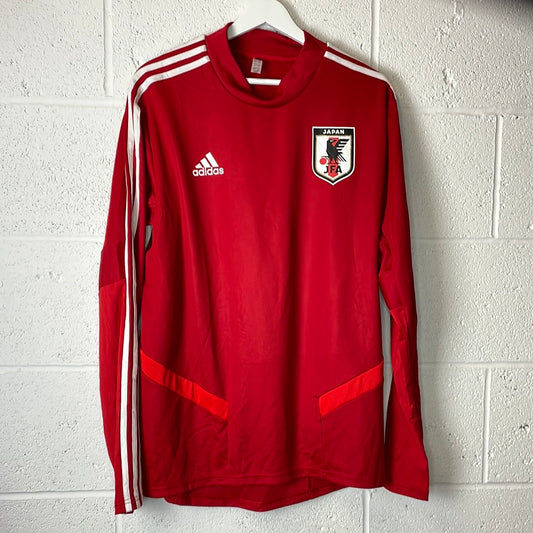 Japan Training Football Jumper - Red - Adult Sizes - Excellent Condition