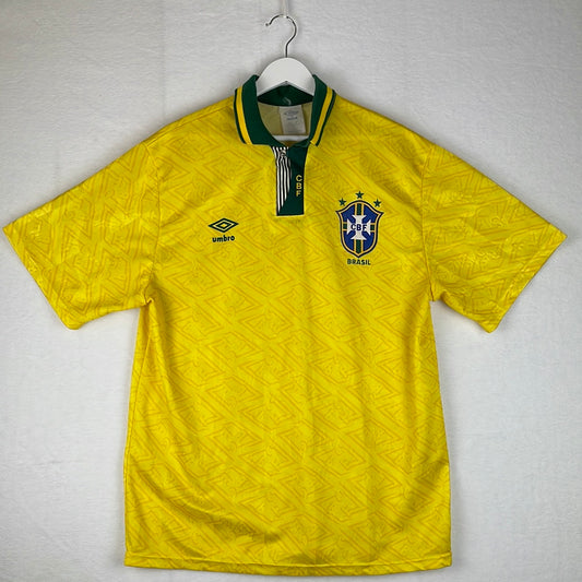 Brazil 1991-1992 Home Shirt - Large