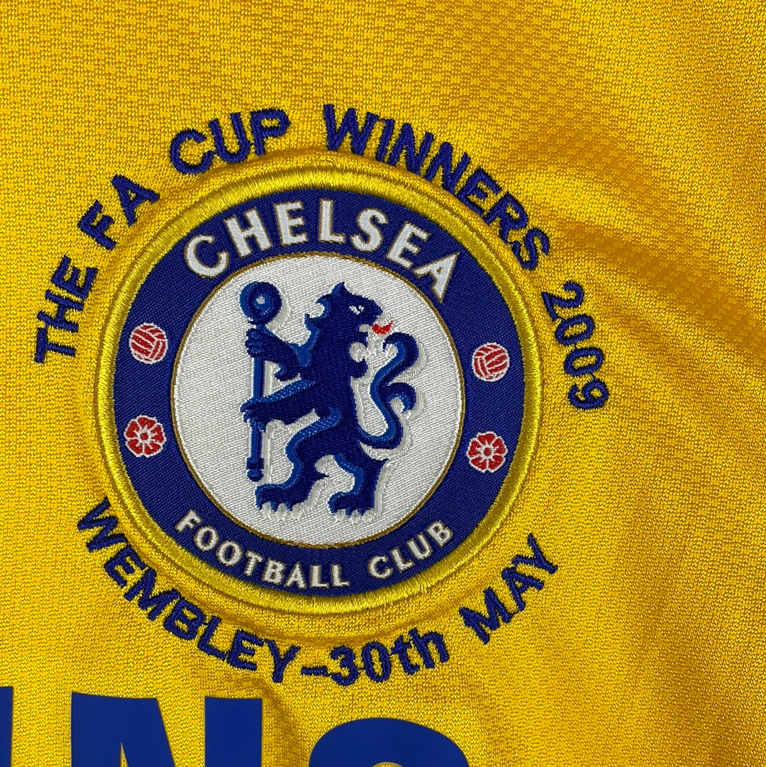 Chelsea 2008/2009 FA Cup Final Third Shirt - Large Adult - FA Cup Patches