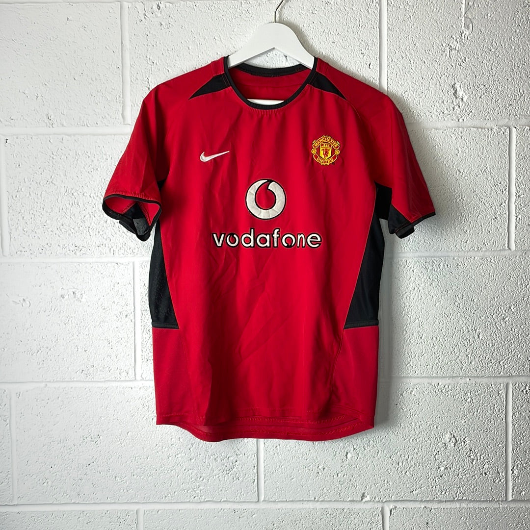 Manchester United 2002-2003 Home Shirt - Small - Van Nistelrooy 10 - Good Condition