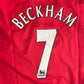 Manchester United 2002-2003 Home Shirt - BNWT - Beckham 7 - Original Shirt