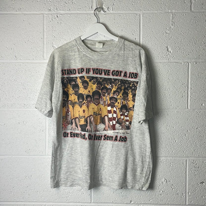 Vintage Manchester United T-Shirt - Mocking Liverpool - Large