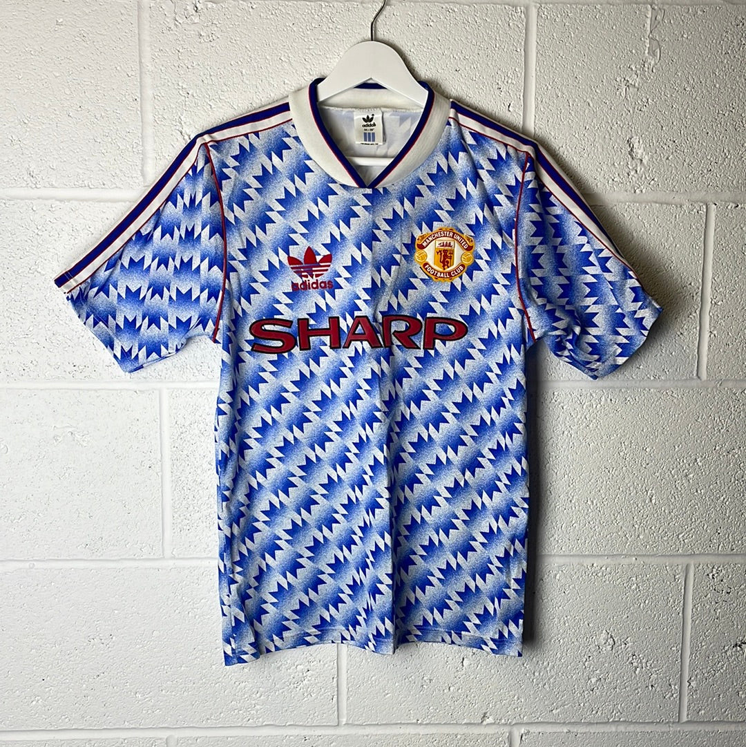 Manchester United 1990 Away Shirt - Small - 8/10 Condition