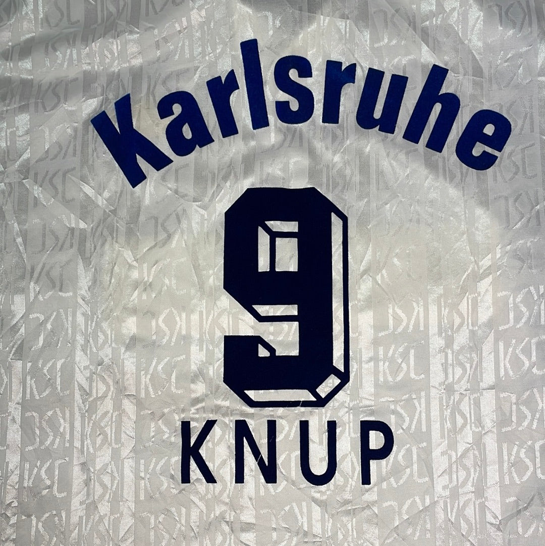 Karlsruhe 1995 -1996 Home Shirt - 9 KNUP - Extra Large - 9/10 Condition - Vintage Shirt