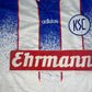 Karlsruher 1996-1997 Home Shirt - Large - 8.5/10 Condition - Vintage Adidas Template