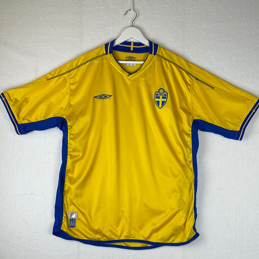 Sweden 2002 Home Shirt 