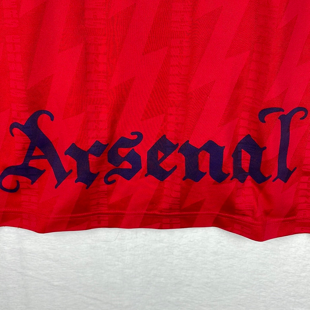 Arsenal 1994/1995 Home Shirt - Long Sleeve - Large Adult - Very Good Condition