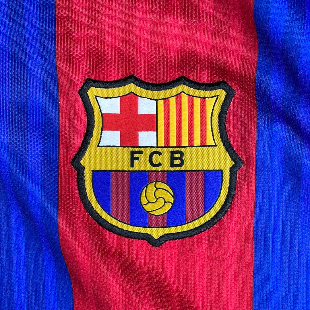 Barcelona 2016-2017 Home Shirt - Extra Large - Immaculate Condition