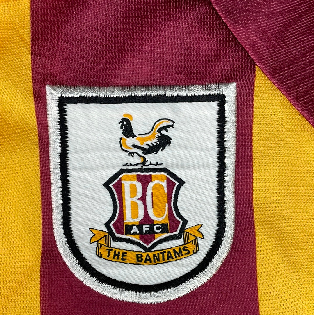 Bradford City 1999/2000 Home Shirt - Medium - Very Good Condition