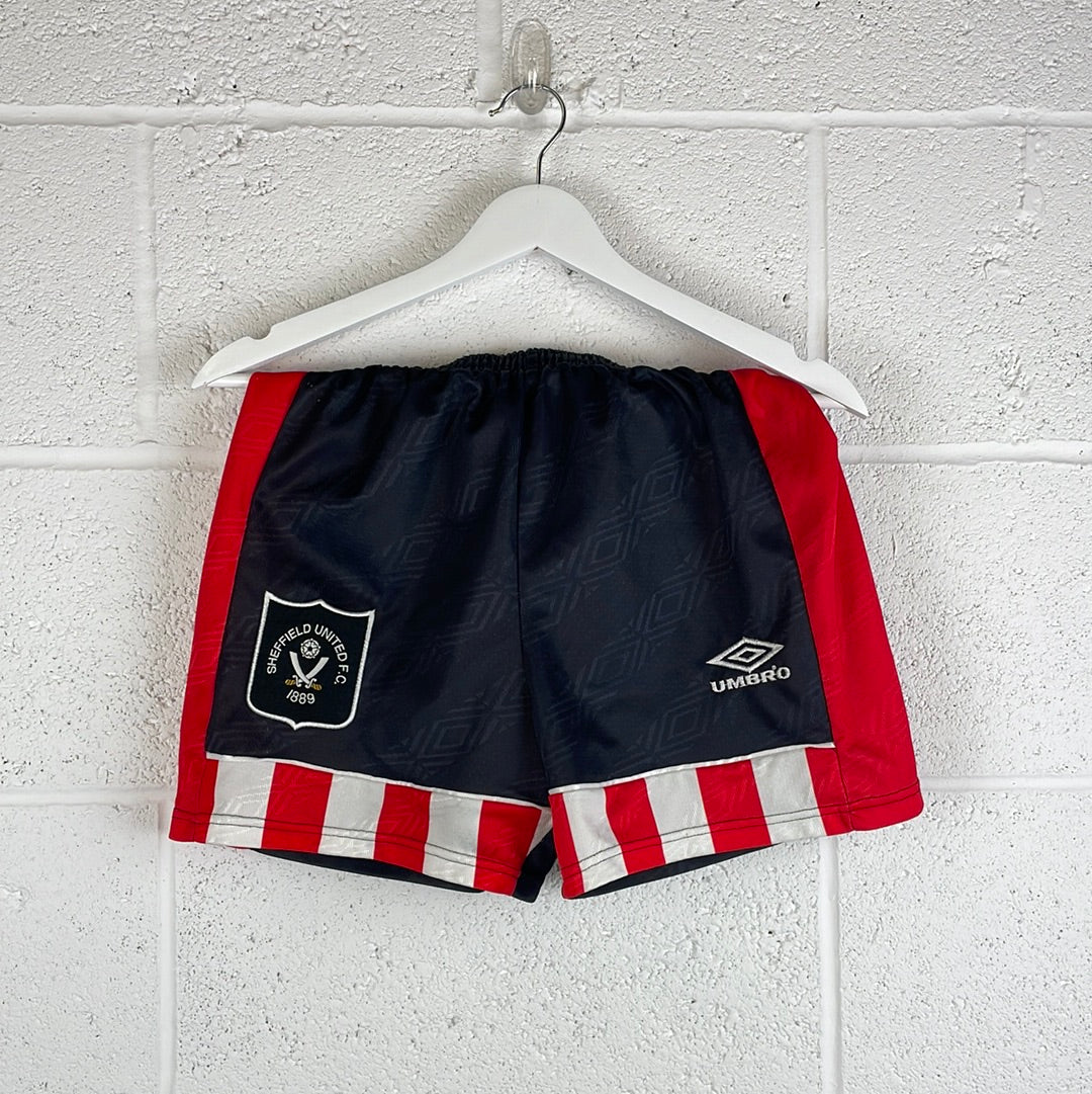 Sheffield United 1994/1995 Home Shorts - Small - Very Good Condition
