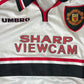 Manchester United 1998-1999 Away Shirt - Youth XL/ Small Adult - Very Good Condition
