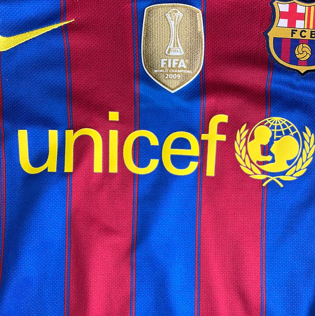 Barcelona 2009-2010 Home Shirt - Large Adults - Very Good Condition - Nike 343808-496