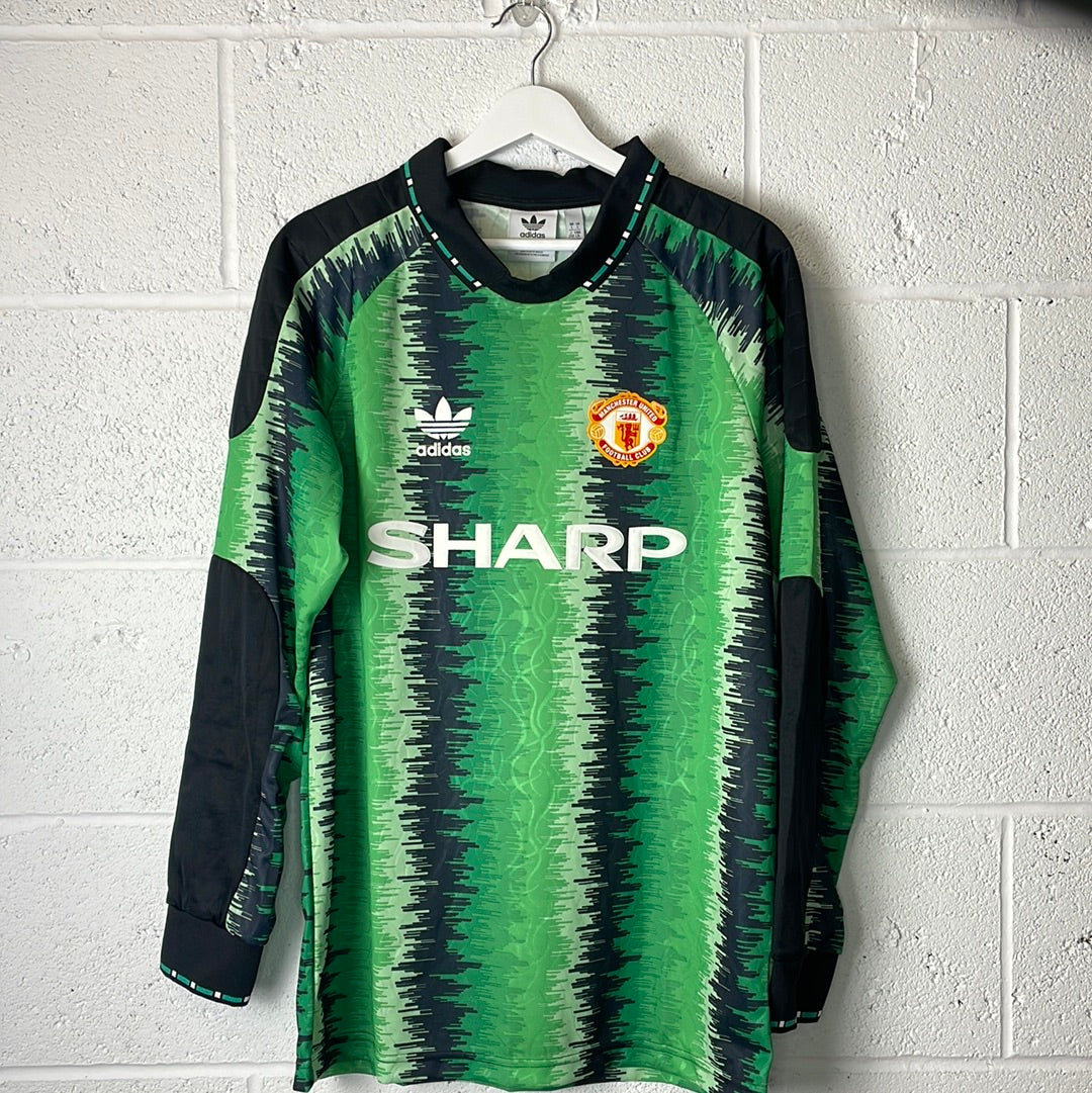 Manchester United 1990 Goal Keeper Shirt Adidas Originals - Large