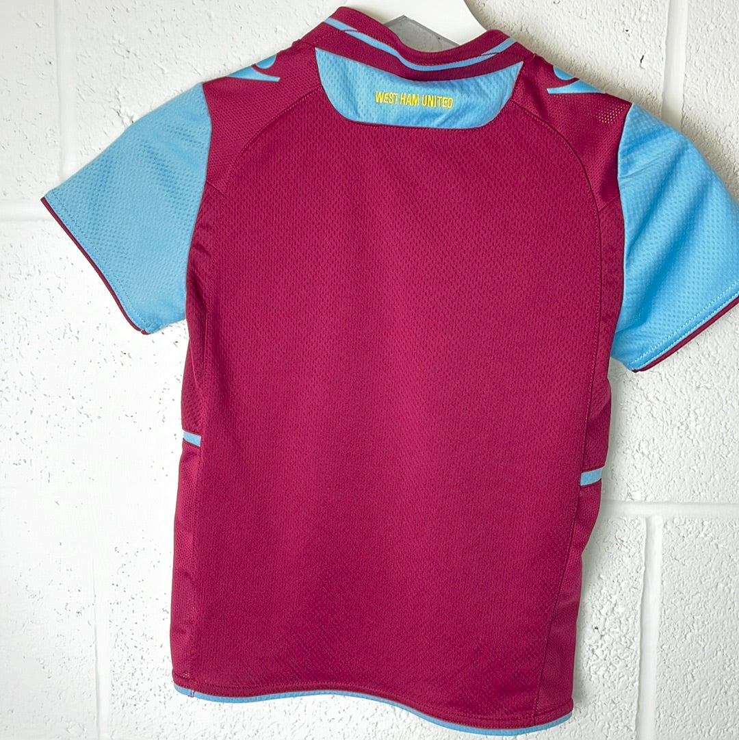 West Ham 2012 - 2013 Home Shirt - 6 to 7 Years - Excellent