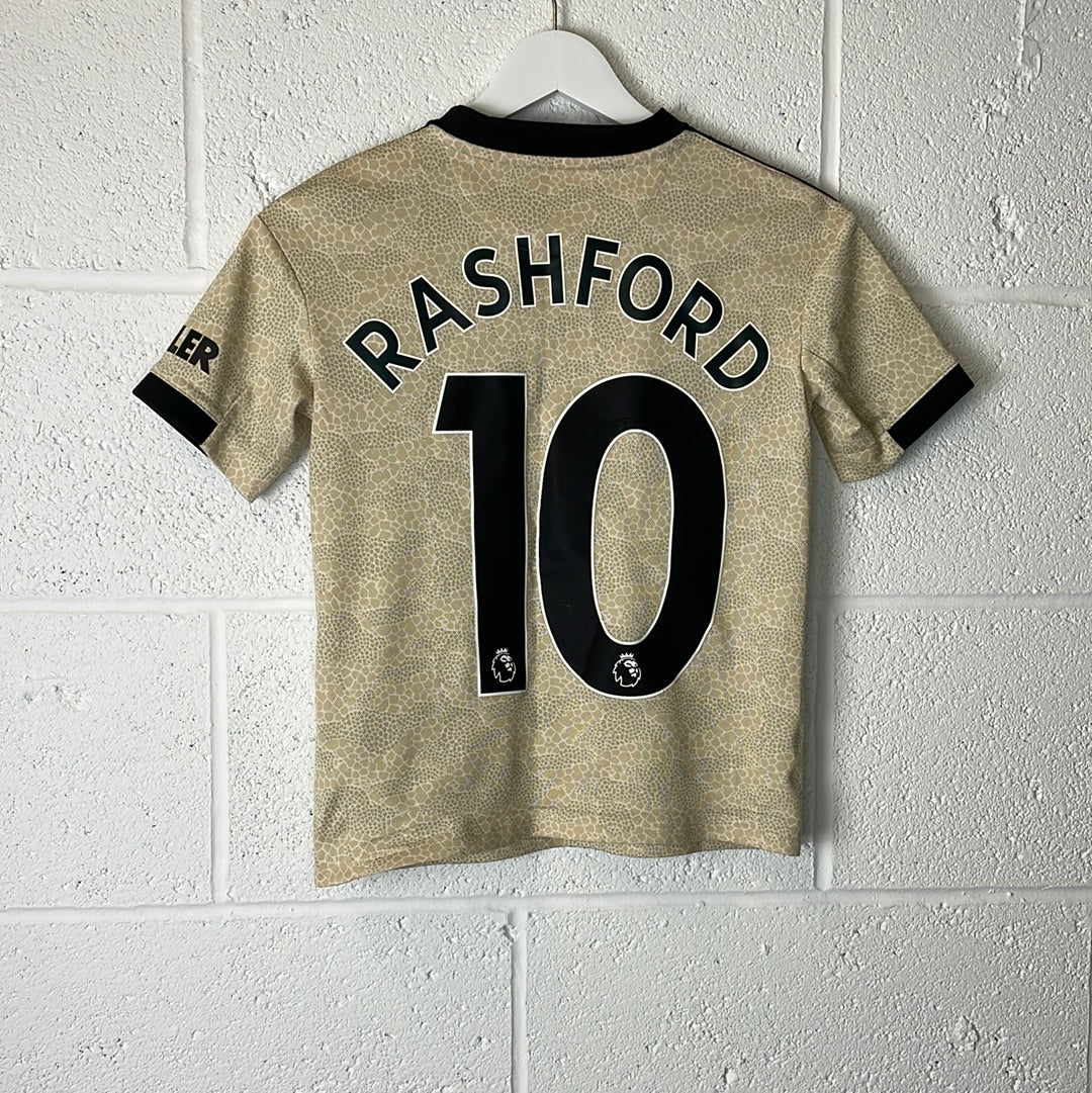 Manchester United 2019/2020 Away Kit- Rashford 10 - Age 9-10