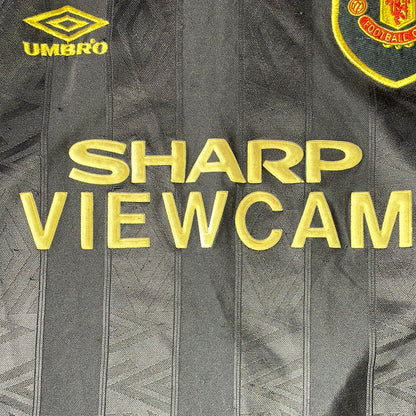 Manchester United 1993/1994/1995 Away Shirt - Small Adult - Very Good Condition