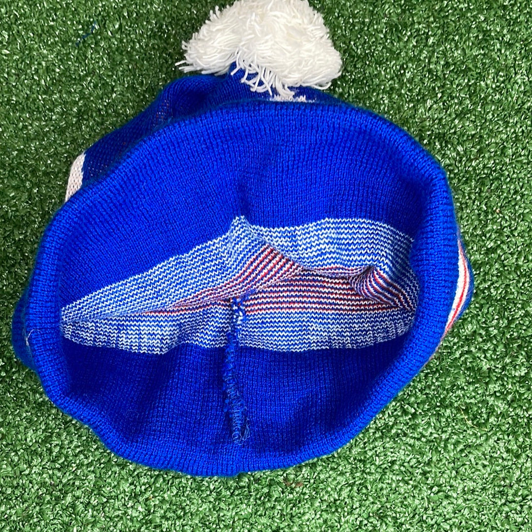 Vintage Glasgow Rangers Bobble Hat - Excellent Condition