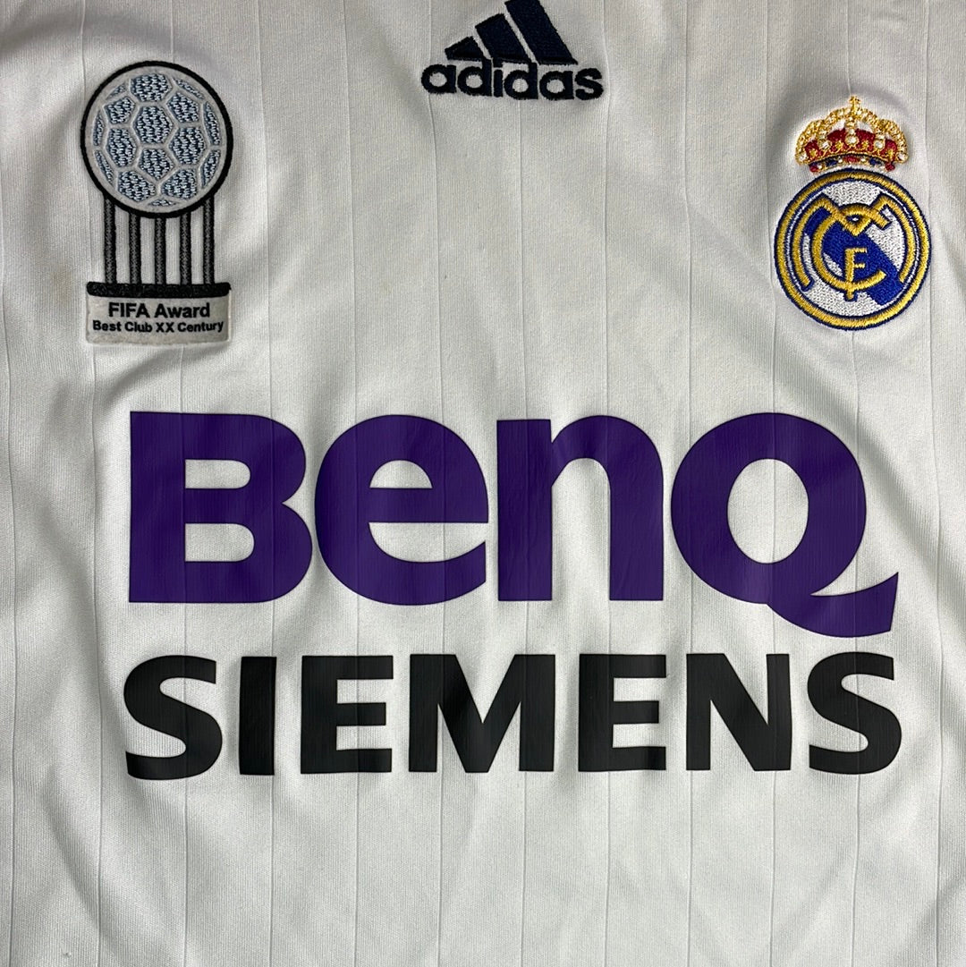 Real Madrid 2006-2007 Home Shirt Junior - Medium (10-12?) - Very Good - Adidas 060870