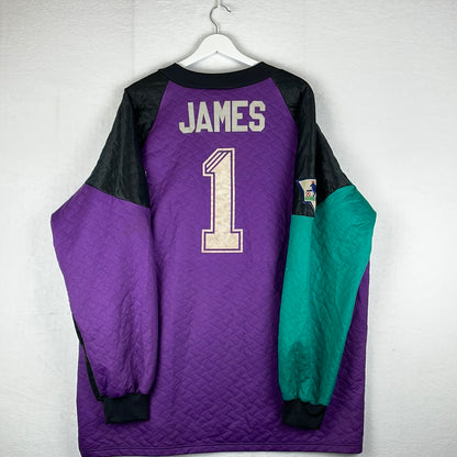 Liverpool 1995/1996 Match Worn Goalkeeper Shirt - David James 1