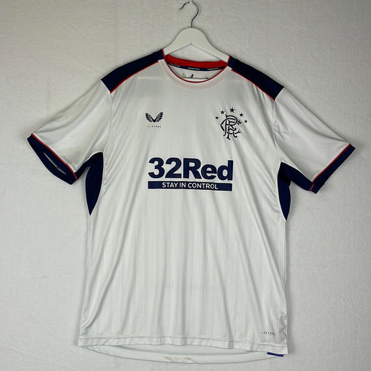 Glasgow Rangers 2020/2021 Away Shirt - Extra Large - Authentic Castore Shirt