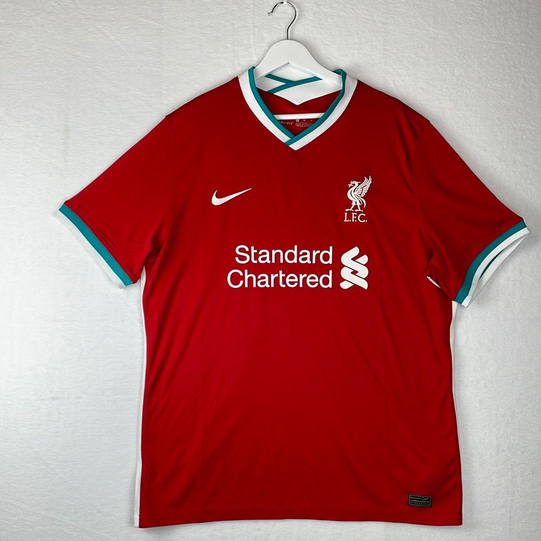 Liverpool 2020/2021 Home Shirt - Extra Large Adult - 9.5/10 Condition